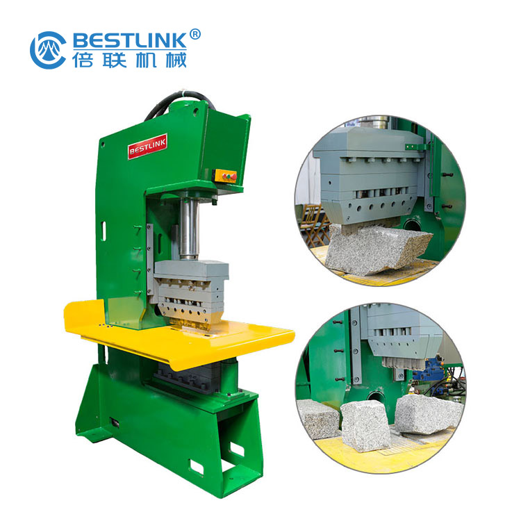 Fábrica de Bestlink Certificado CE 40 toneladas Máquina de división hidráulica de piedra de pavimentadora natural