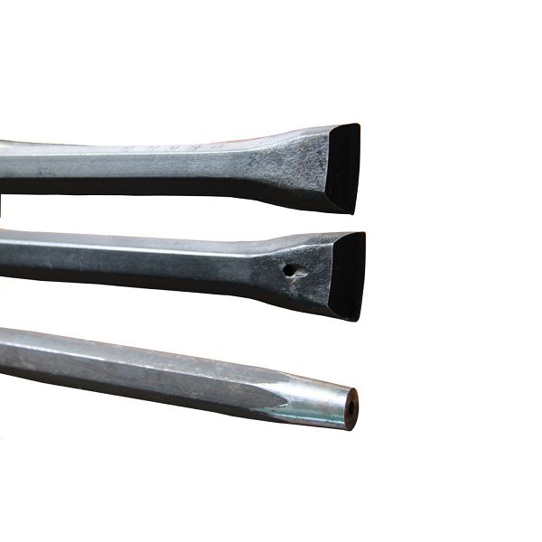 Hex19 / Hex22 / Hex25 * 108mm / 159mm Vástago Cabeza integral Broca de cincel Varilla de acero para perforación de roca